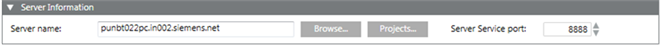 Expander Serverinformationen im automatischen Modus
